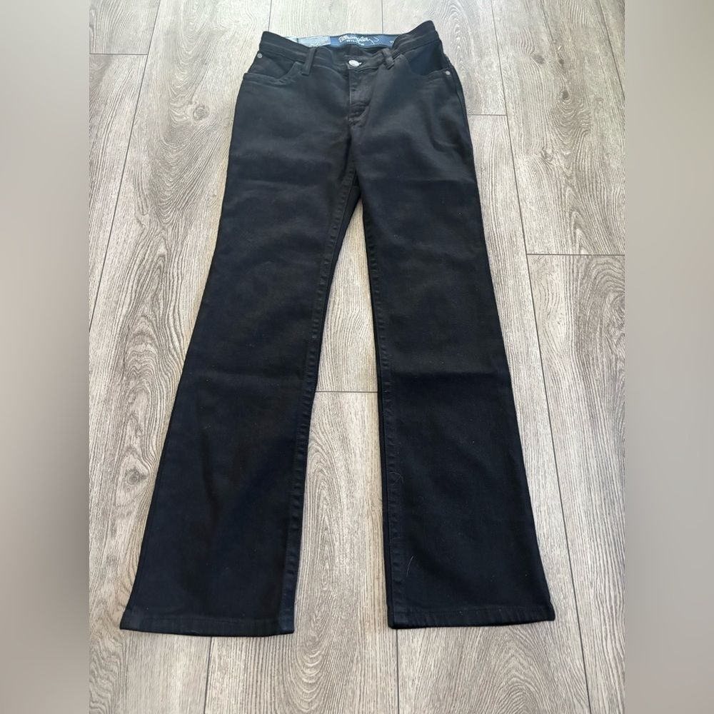 Wrangler Women's  the ultimate riding Jean Black Flare Jeans